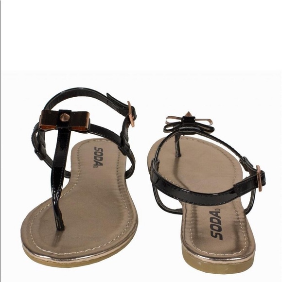 Soda Shoes - ❤️NWT SODA strap bow sandals